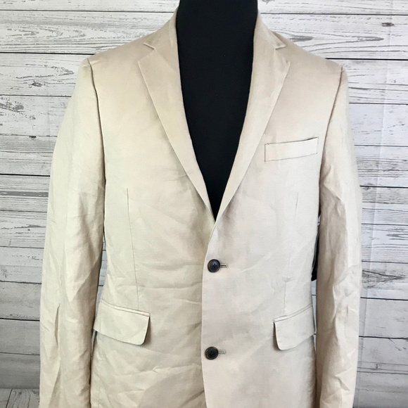 NEW Claiborne Mens Linen Blend Blazer Size 40 - Picture 1 of 8